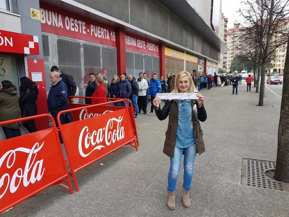 Venta de entradas para la visita del Madrid a El Molinón