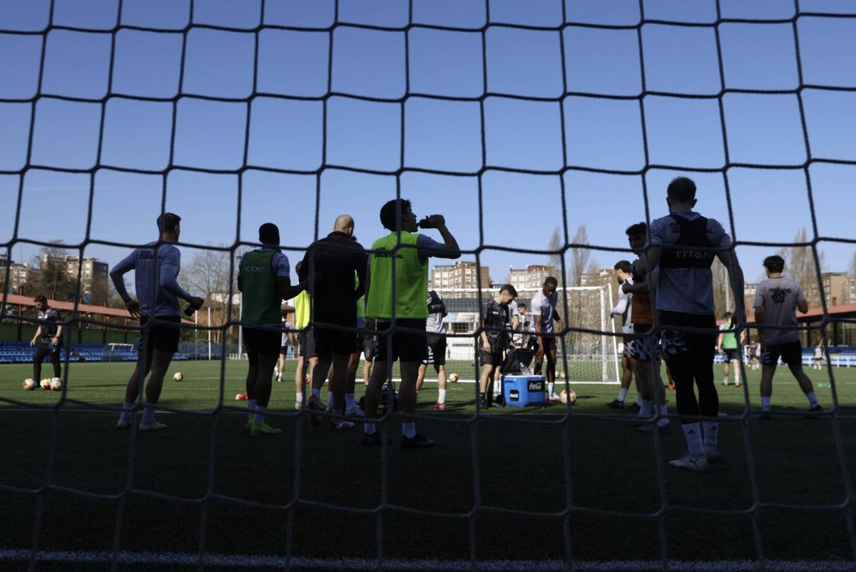 Un entrenamiento de esta semana en La Toba.