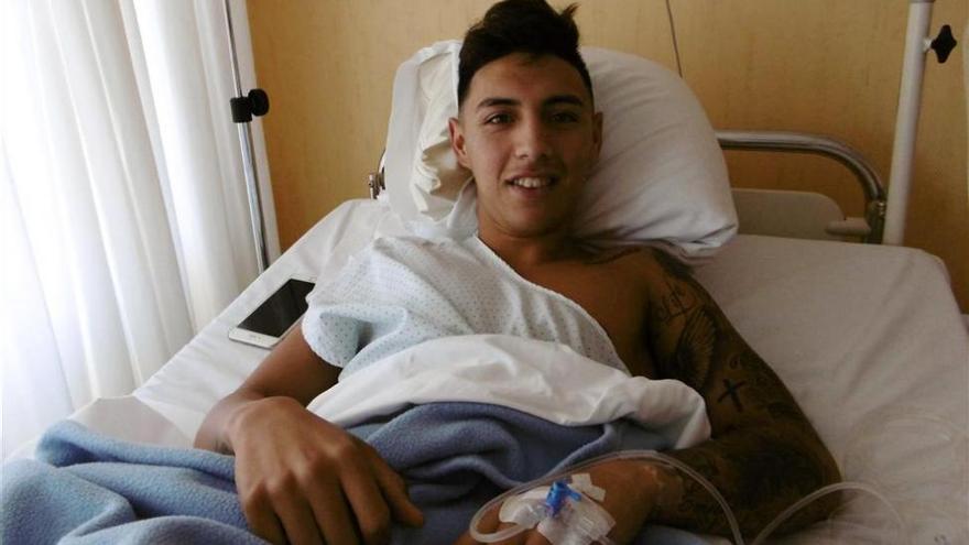 Leo Suárez, intervenido con éxito del tobillo derecho