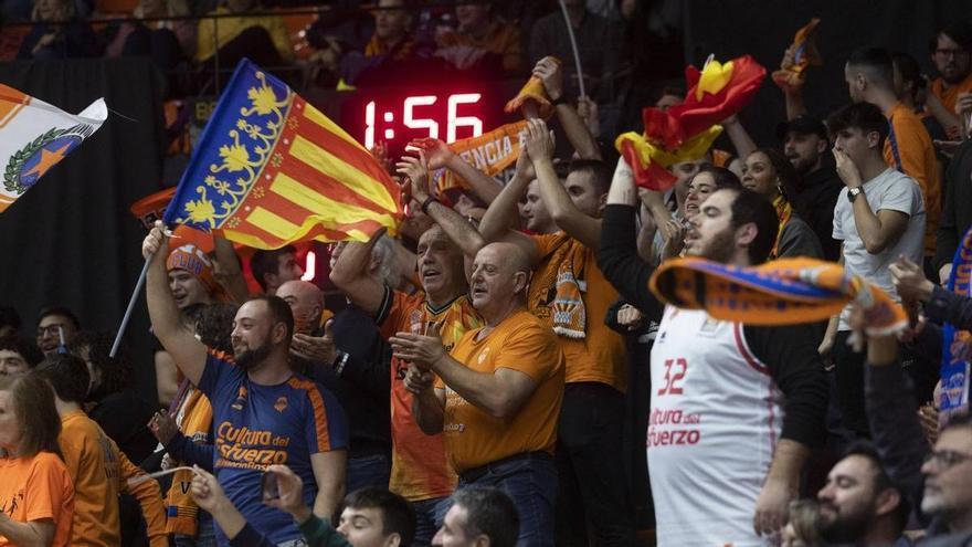 Más de 550 aficionados taronja apoyarán al Valencia Basket en la Copa de Málaga