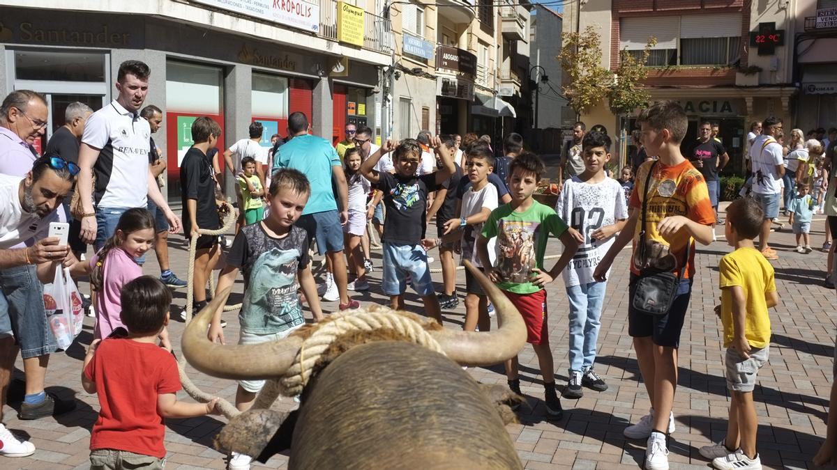 No ha faltado la carrera de un carretón por las calles del centro de la ciudad.