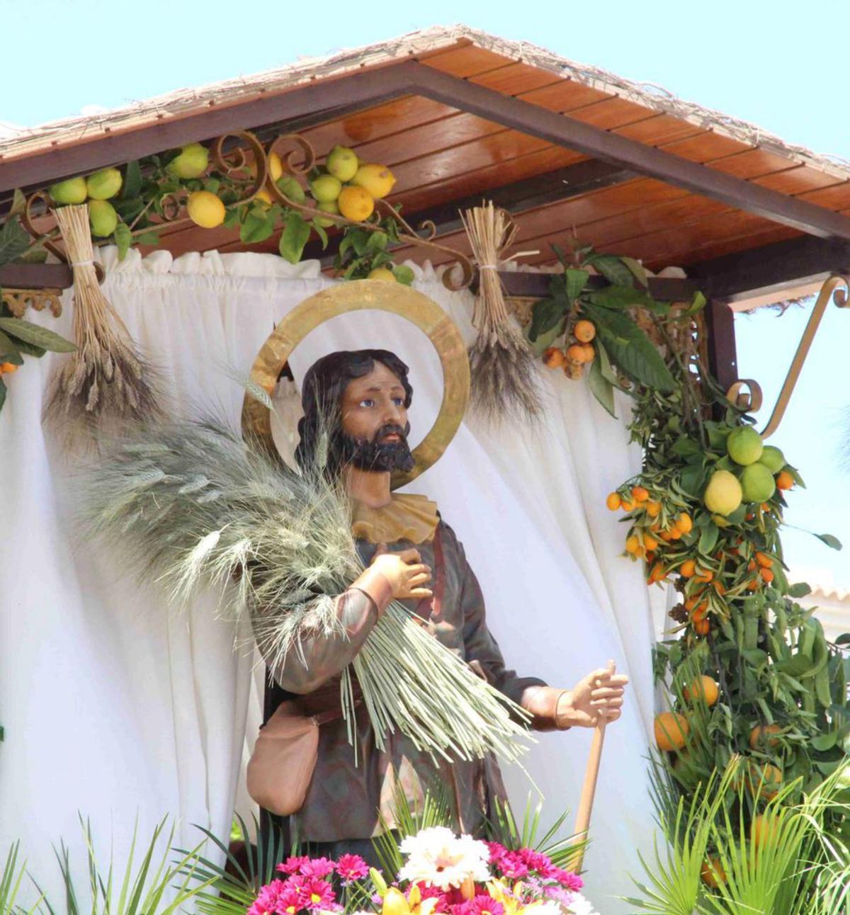 San Isidro Labrador en la Estación de Cártama. | L.O.