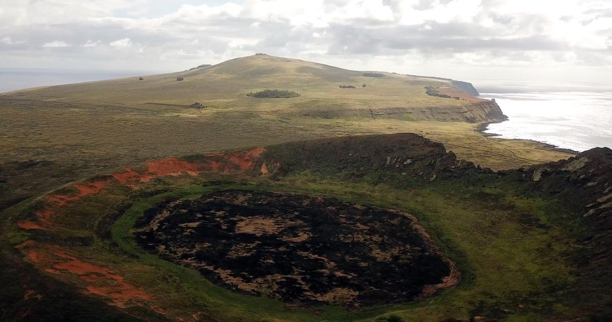 Descubierto un nuevo moai en la isla de Pascua