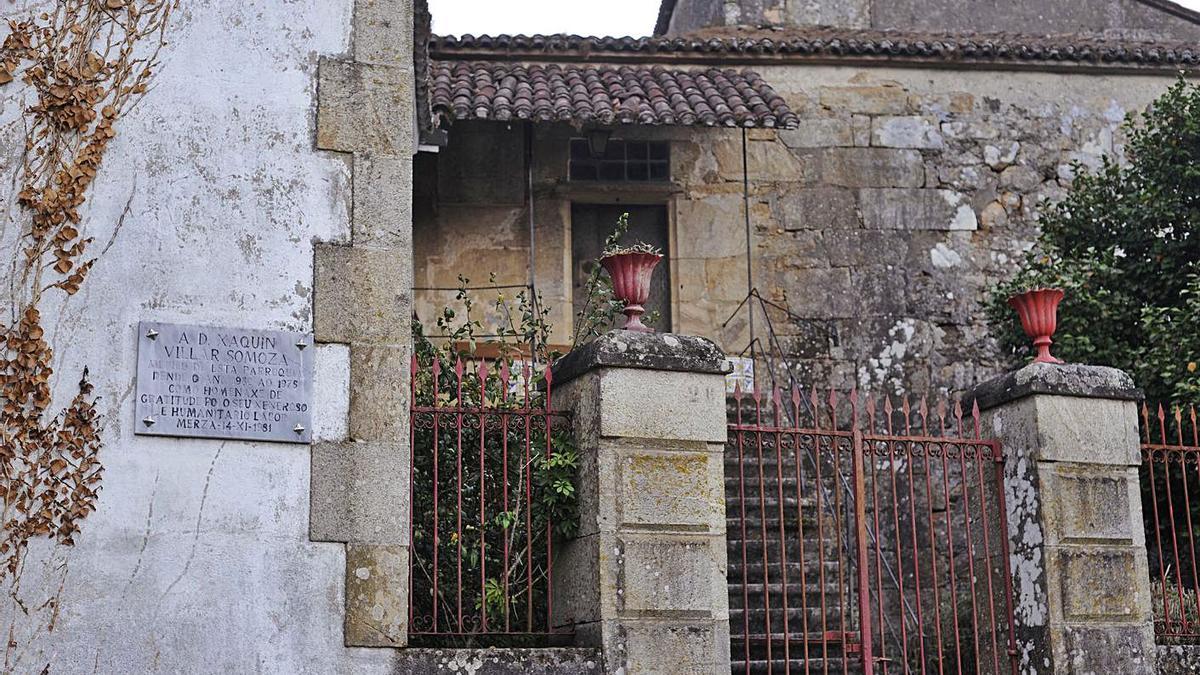 A casa Villar Somoza de Merza, á que Emilia Pardo Bazán viña a visitar a seu tío-avó.   | // BERNABÉ / J. LALÍN