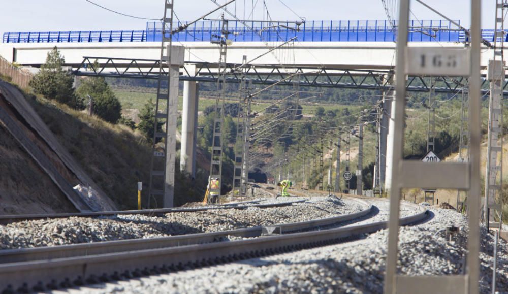 Abren el tramo afectado por las lluvias en la Font de la Figuera