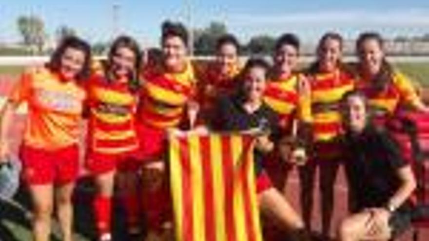 Sis jugadores del GEiEG, amb la selecció catalana de rugbi