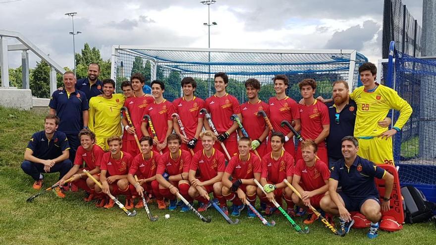 César Curiel, campeón con la selección española Sub-18