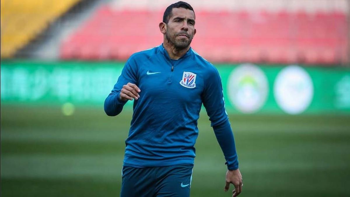 Tevez sólo ha marcado un par de goles con el Shanghai Shenhua