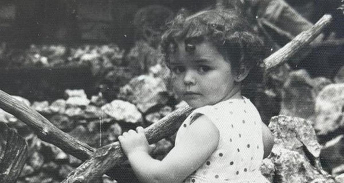 Rosa Menéndez, en  la plaza del Fresno. |