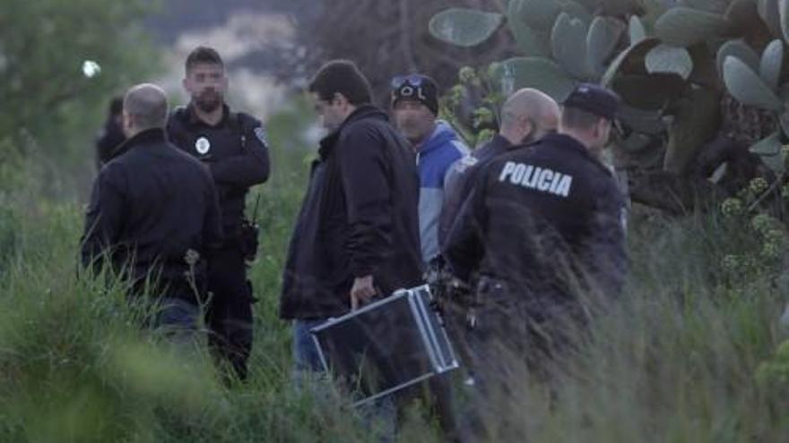 Archivbild: Die Polizei bei der Spurensuche nach dem Mord im Jahr 2015.