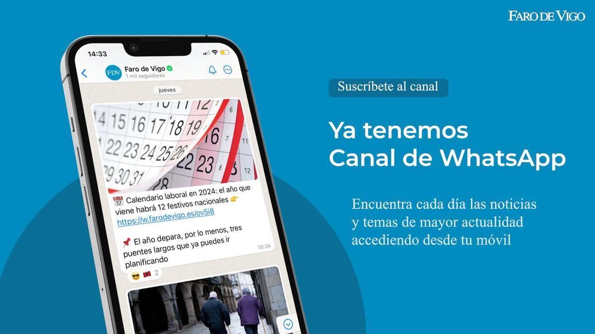 Faro de Vigo lanza su nuevo canal de WhatsApp