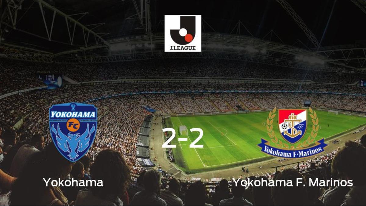 El Yokohama y el Yokohama F. Marinos se reparten los puntos tras su empate a dos