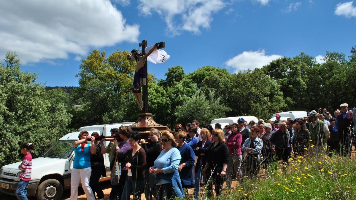 Romería del Santísimo Cristo de la Avellaneda en Castañar de Ibor.