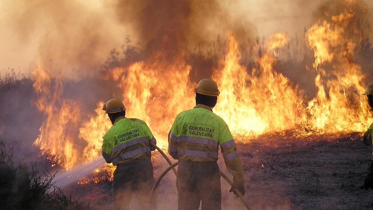 Imagen de archivo de un incendio