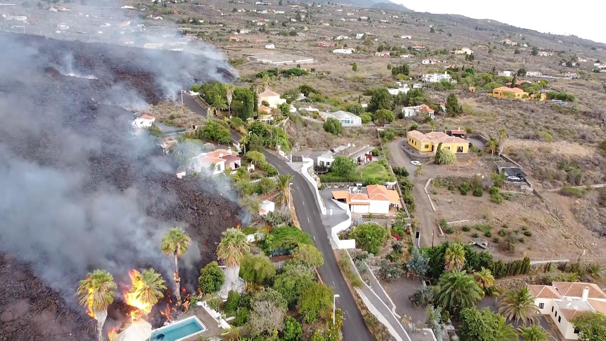 Las imágenes de la erupción volcánica en La Palma y sus devastadoras consecuencias