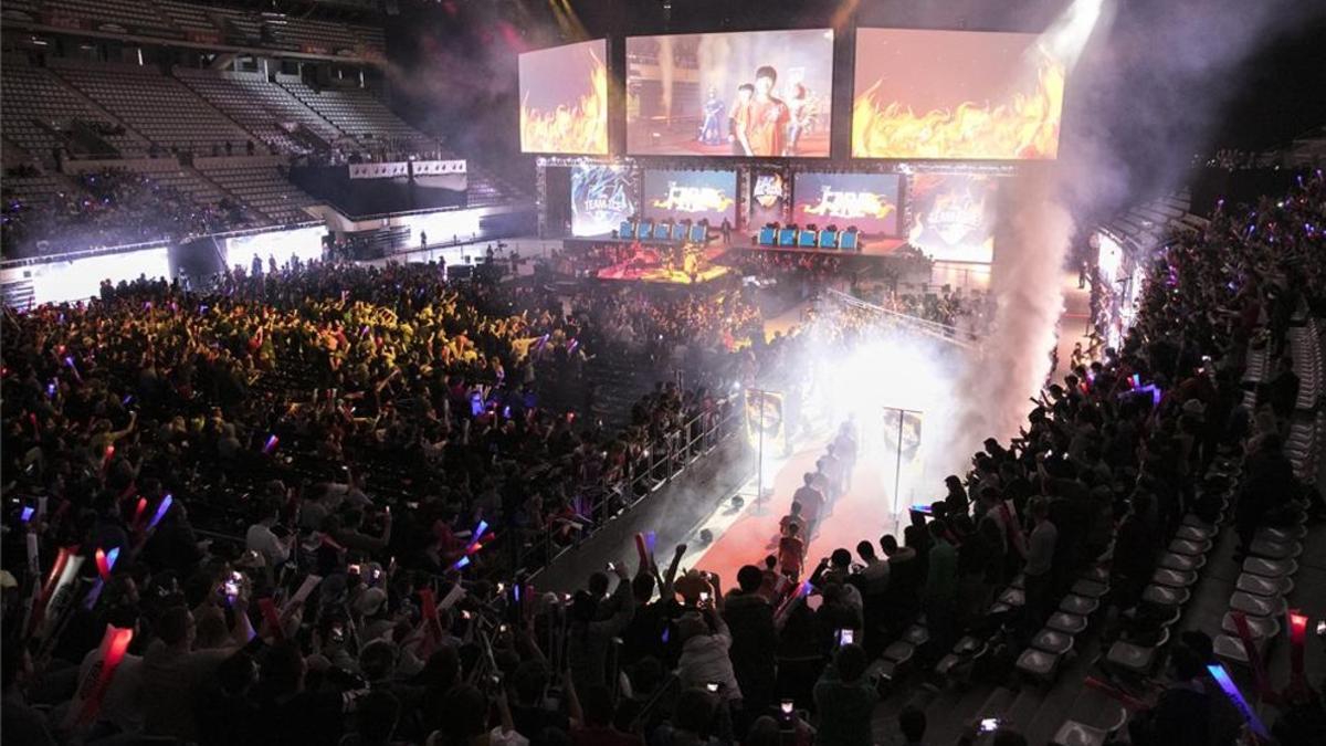 El All-Star de League of Legends en el Palau Sant Jordi.