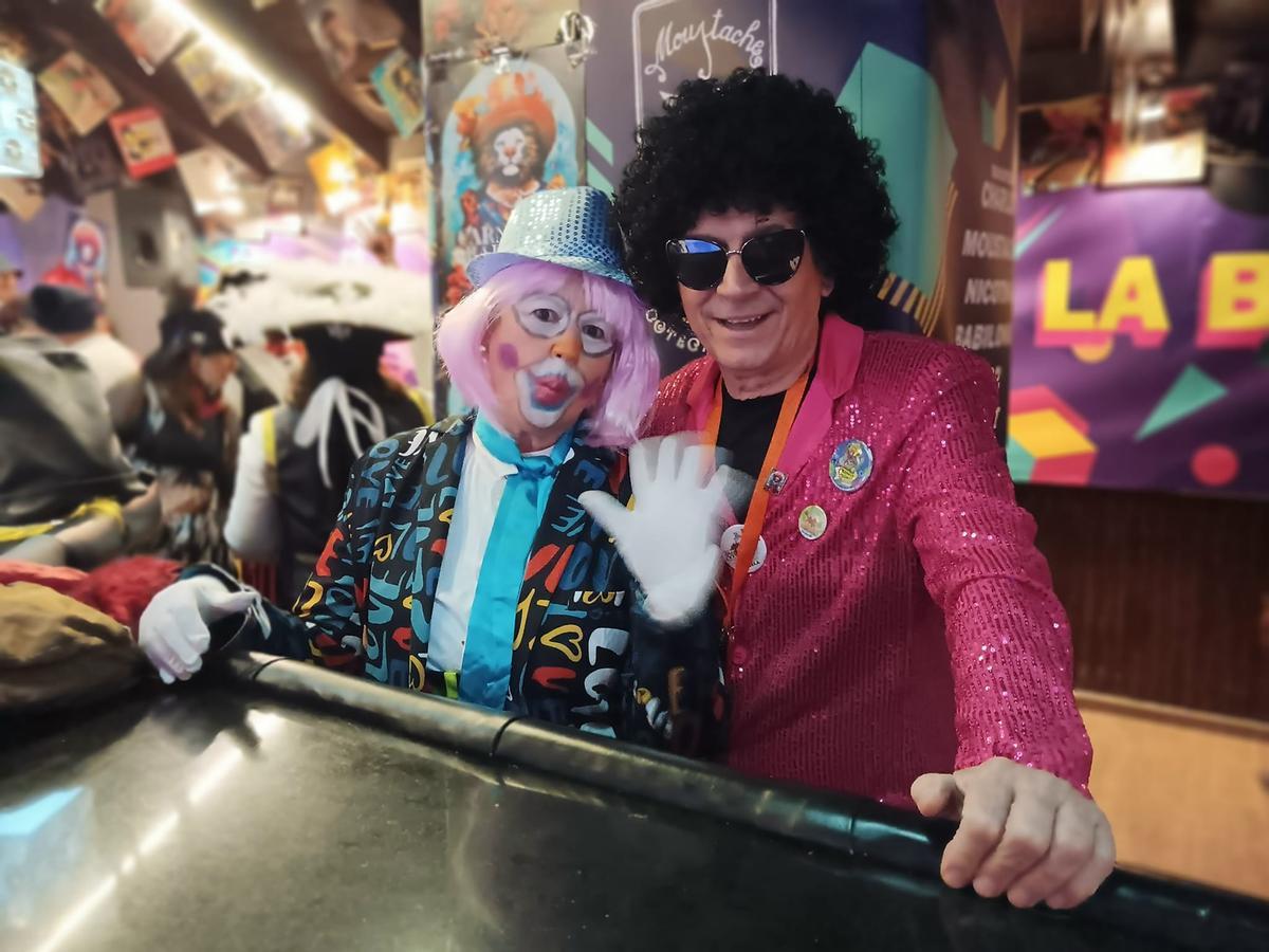 Pedro en el carnaval de 2024.