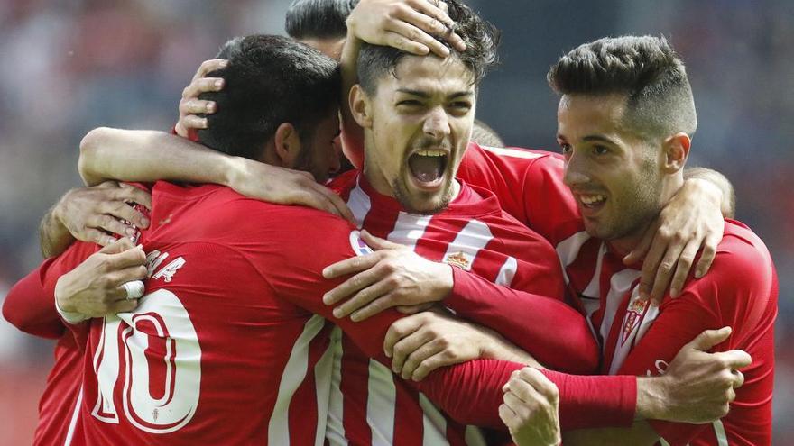 Barba, en la celebración de su gol ante el Granada.