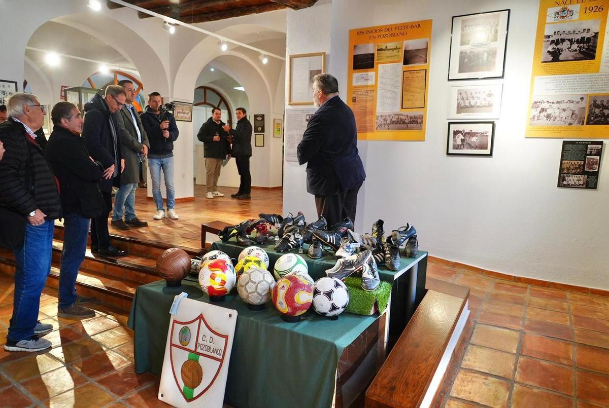 Un momento de la presentación de los actos de los cien años del CD Pozoblanco.