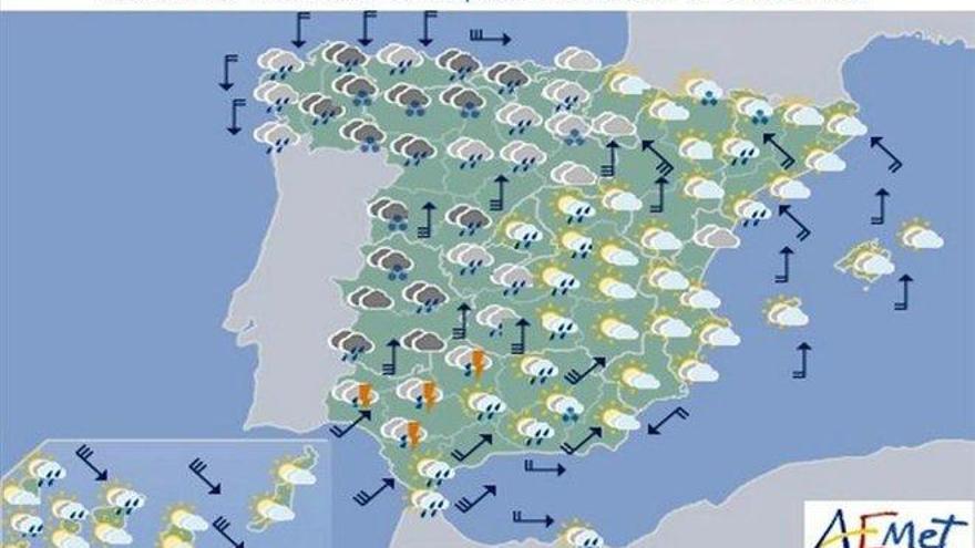 Aemet: Pronóstico del tiempo en toda España para este lunes - Diario Córdoba