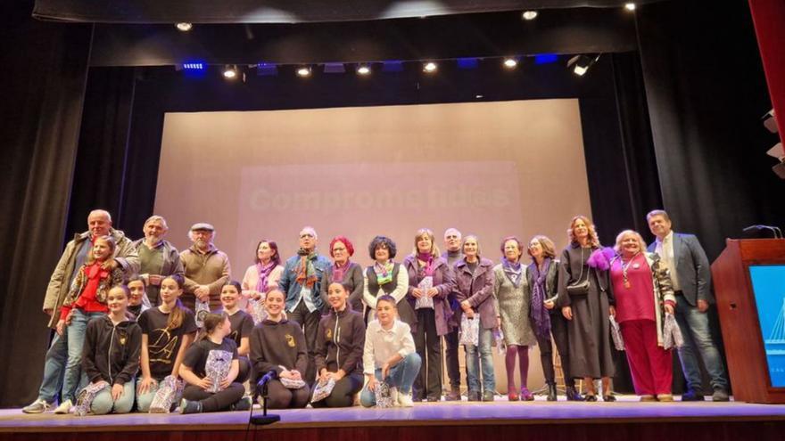 Participantes en el acto «Voces fuertes, caminos libres». | CAUCE