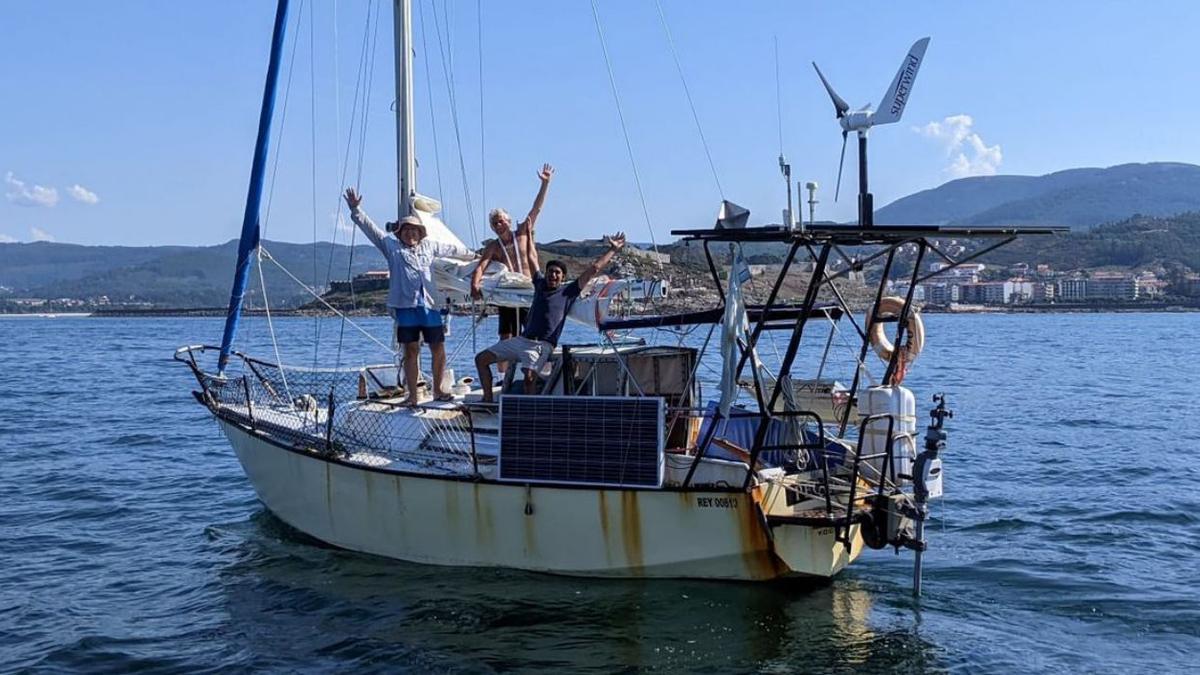 La emotiva arribada del “Pequod” a Baiona desde la Antártida.