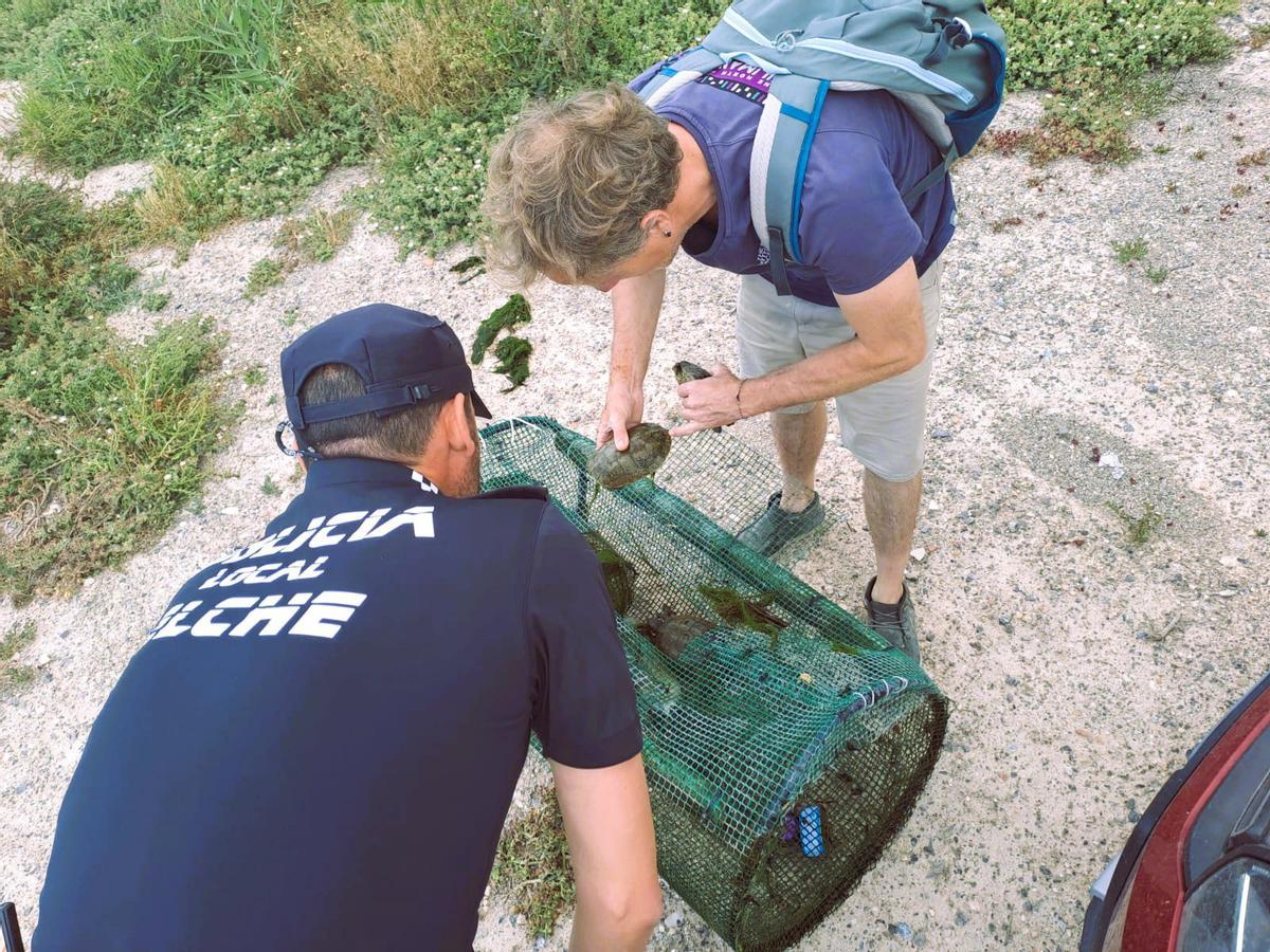 Educación ambiental con la brigada ambiental de la Policía Local de Elche