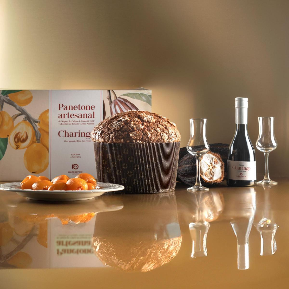 El panettone de Níspero de Callosa y chocolate Bean to Bar.