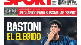 La portada de SPORT de hoy miércoles, 25 de marzo de 2026