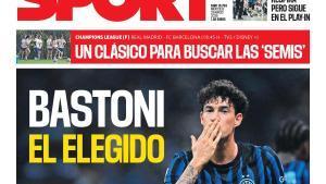 Esta es la portada de SPORT de hoy miércoles, 25 de marzo de 2026