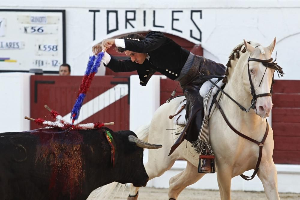 Rejoneo en la feria taurina de Begoña.