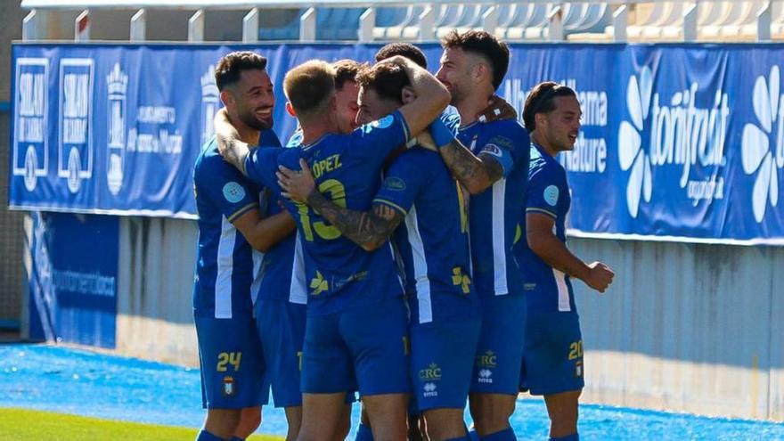 Celebración del Lorca Deportiva