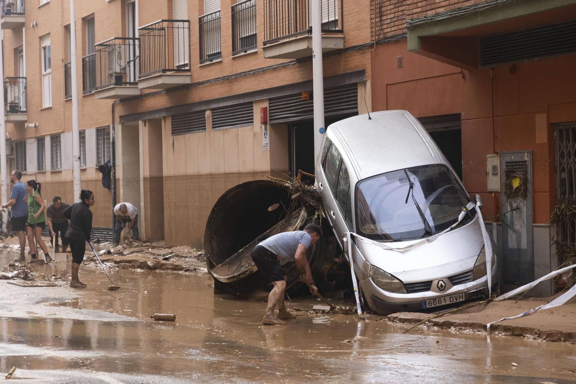 La devastación en Paiporta tras la catástrofe