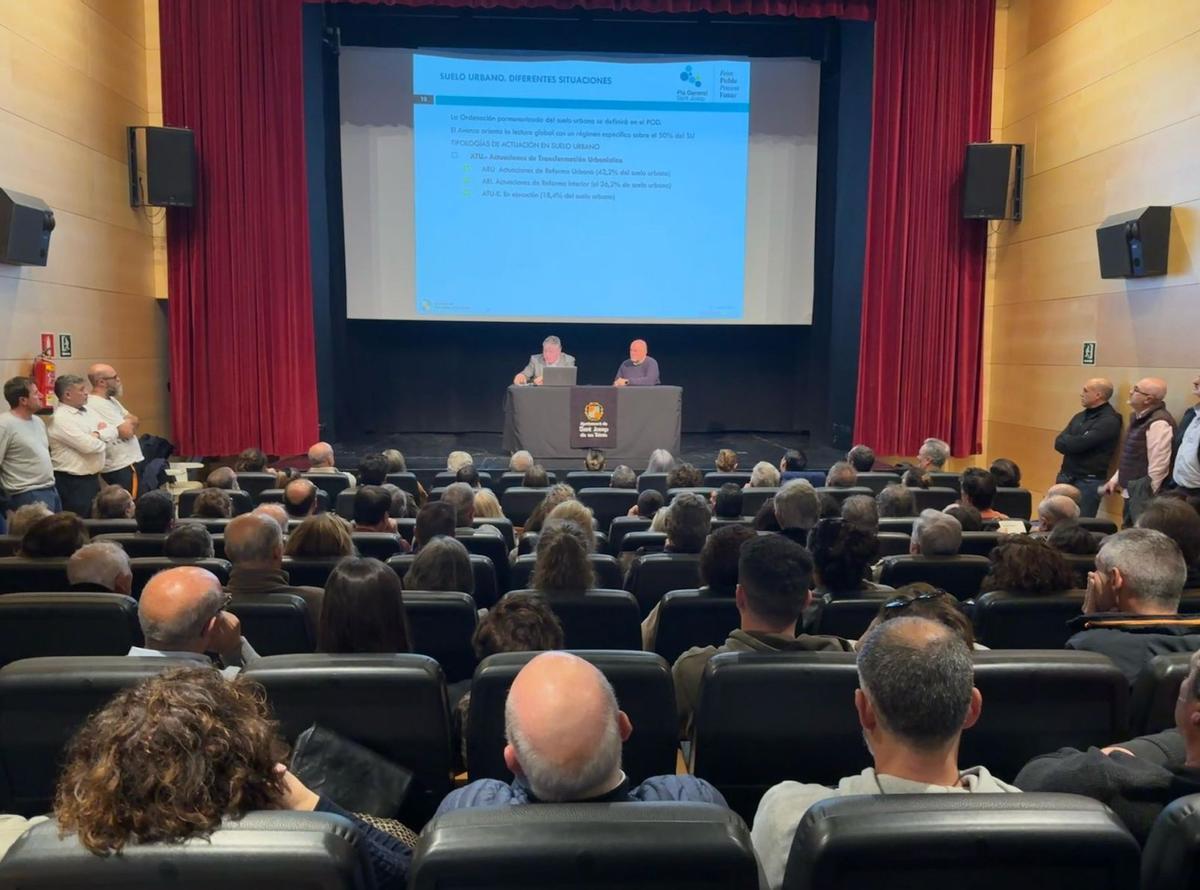 Presentación del avance del nuevo planeamiento urbanístico de Sant Josep. | AYUNTAMIENTO DE SANT JOSEP