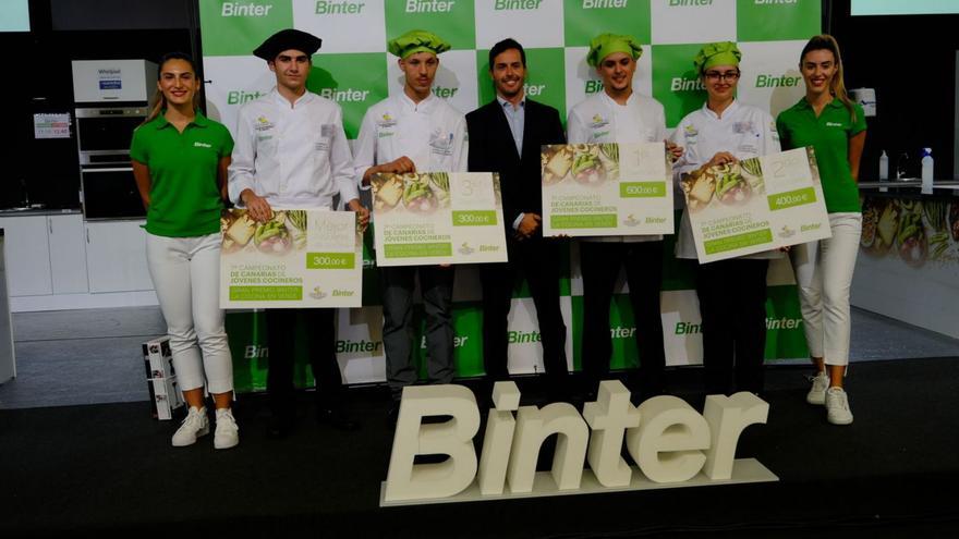 Un graciosero gana el Campeonato de Jóvenes Cocineros Premio Binter