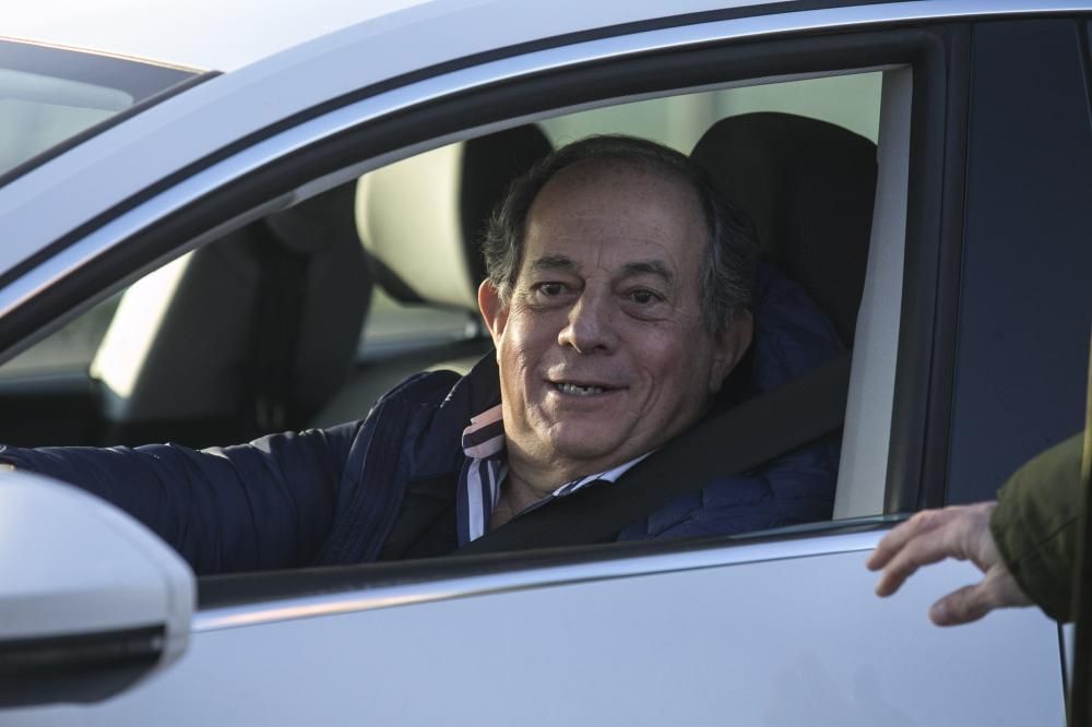 Primer entrenamiento y presentación de Cuco Ziganda en el Real Oviedo