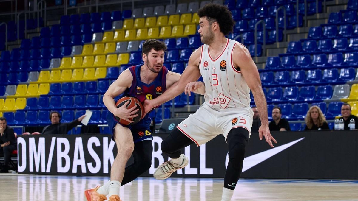 El Barça cayó en el Palau ante el Hapoel Tel Aviv