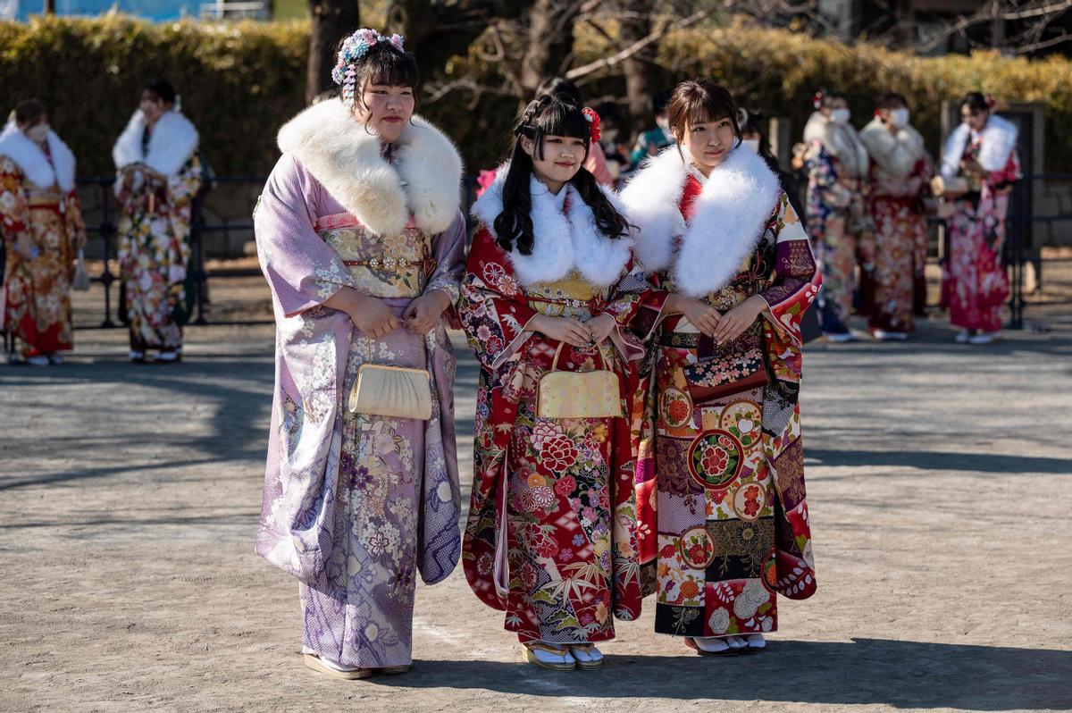 Ceremonia de celebración del Día de la Mayoría de Edad en Japón