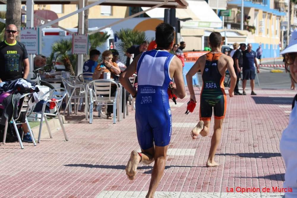 Final de triatlón de Deporte en Edad Escolar