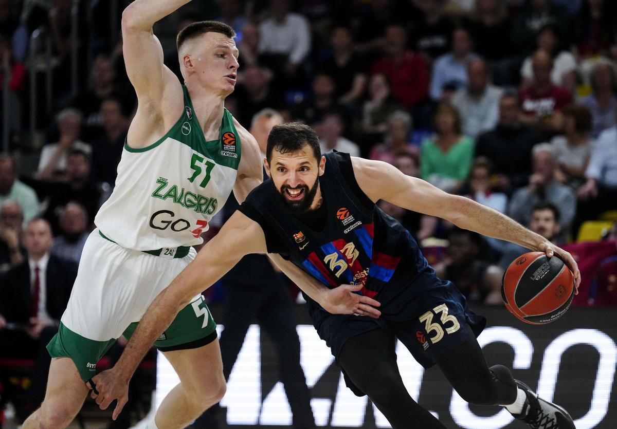 Mirotic arrancó el duelo como un cohete y mantuvo el nivel del Barça