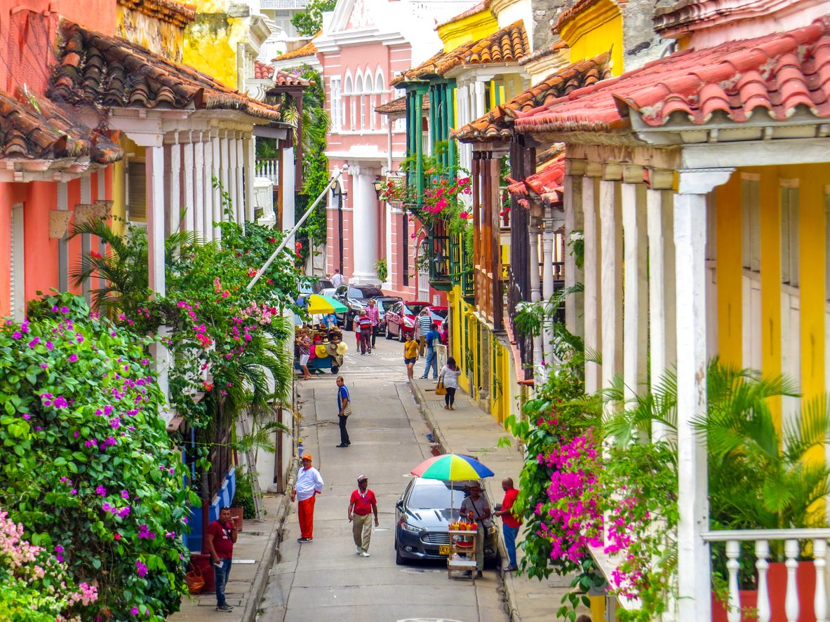 Peligros viajeros Calle Cartagena de Indias