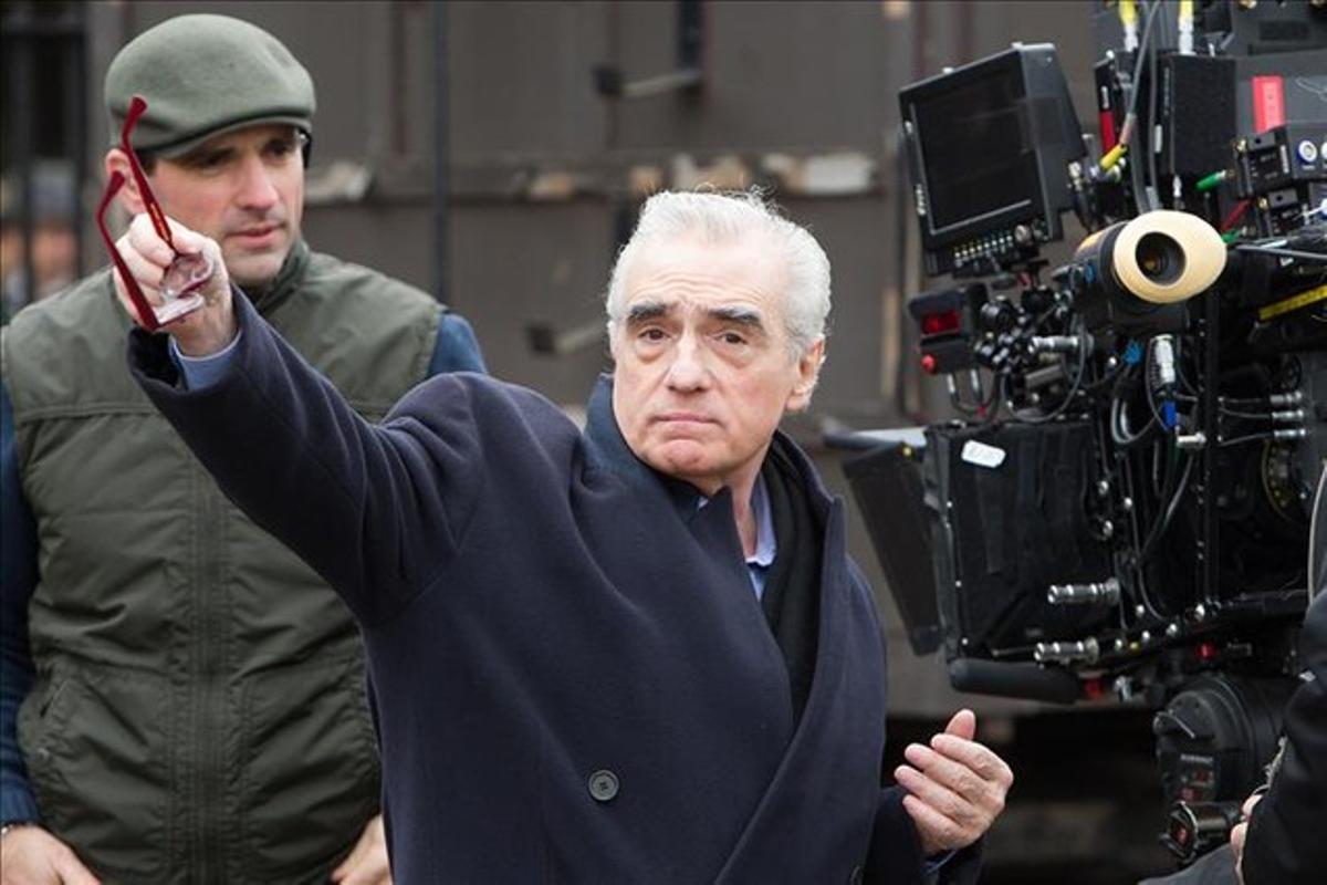 Martin Scorsese, durant el rodatge de la pel·lícula ’Hugo’.