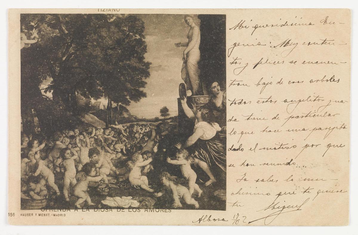 'Ofrenda a Venus', de Tiziano Hauser y Menet (act. 1890-1996).