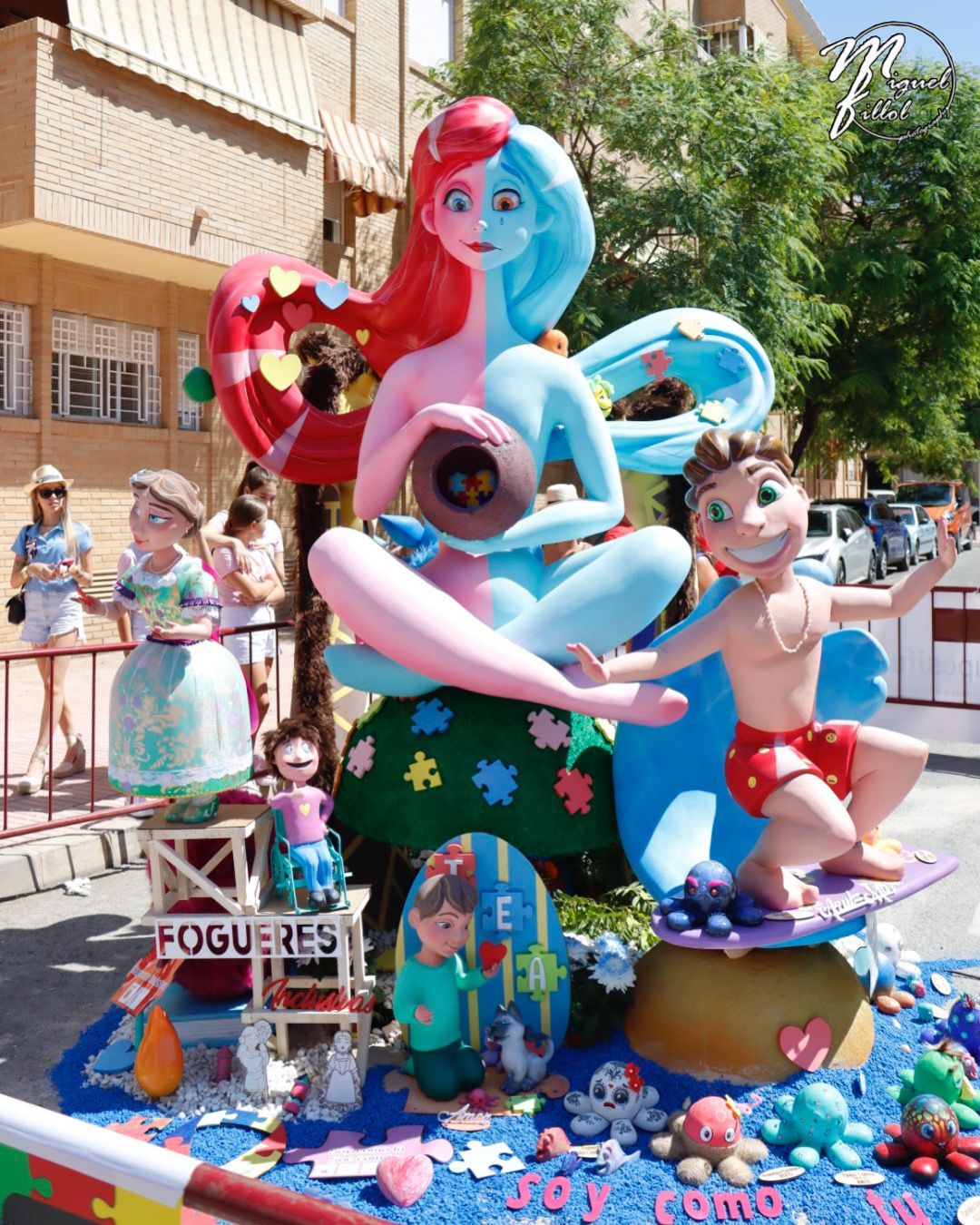 El monumento infantil que se ha alzado con el primer premio