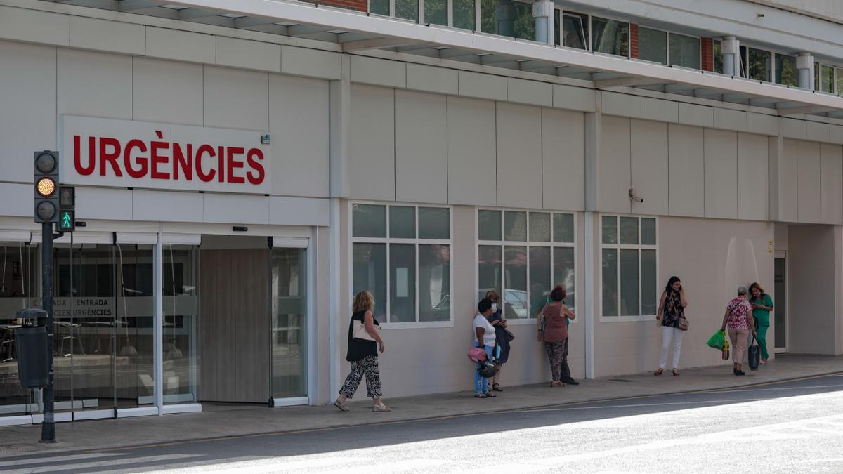 Urgencias del Hospital Clínico de València, donde se ha cerrado una habitación por una plaga de chinches.