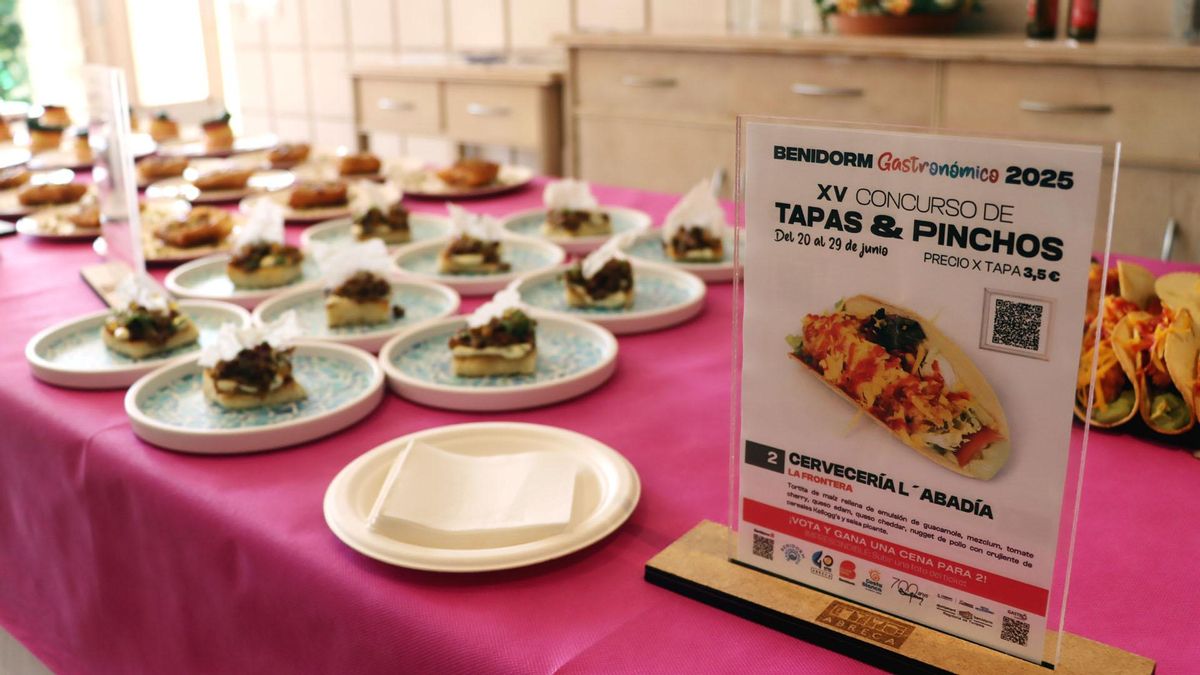 La presentación del concurso de tapas y pinchos de Benidorm.