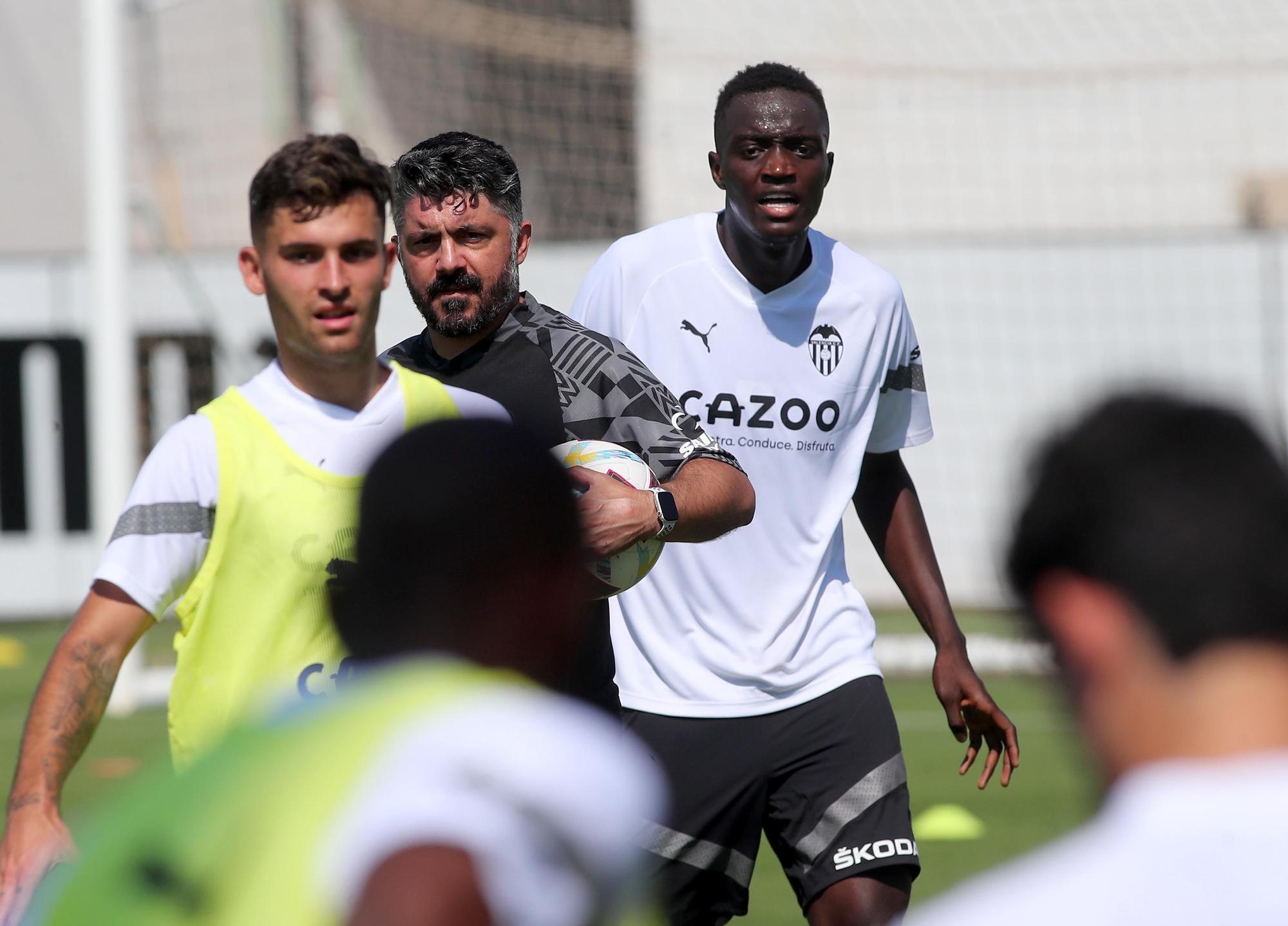 Las imágenes del entrenamiento de hoy del Valencia CF