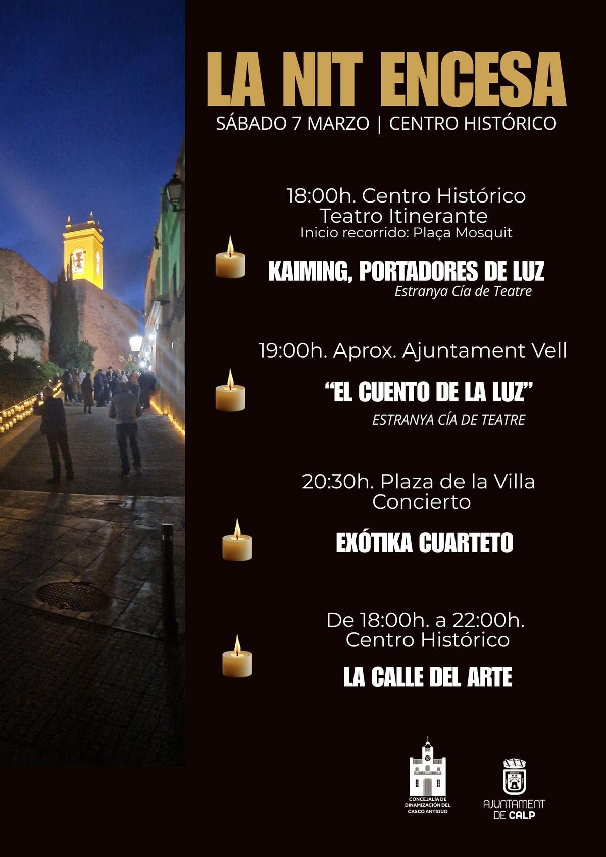 El cartel de "La Nit Encesa"