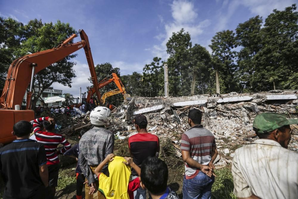 Las imágenes del terremoto en Indonesia