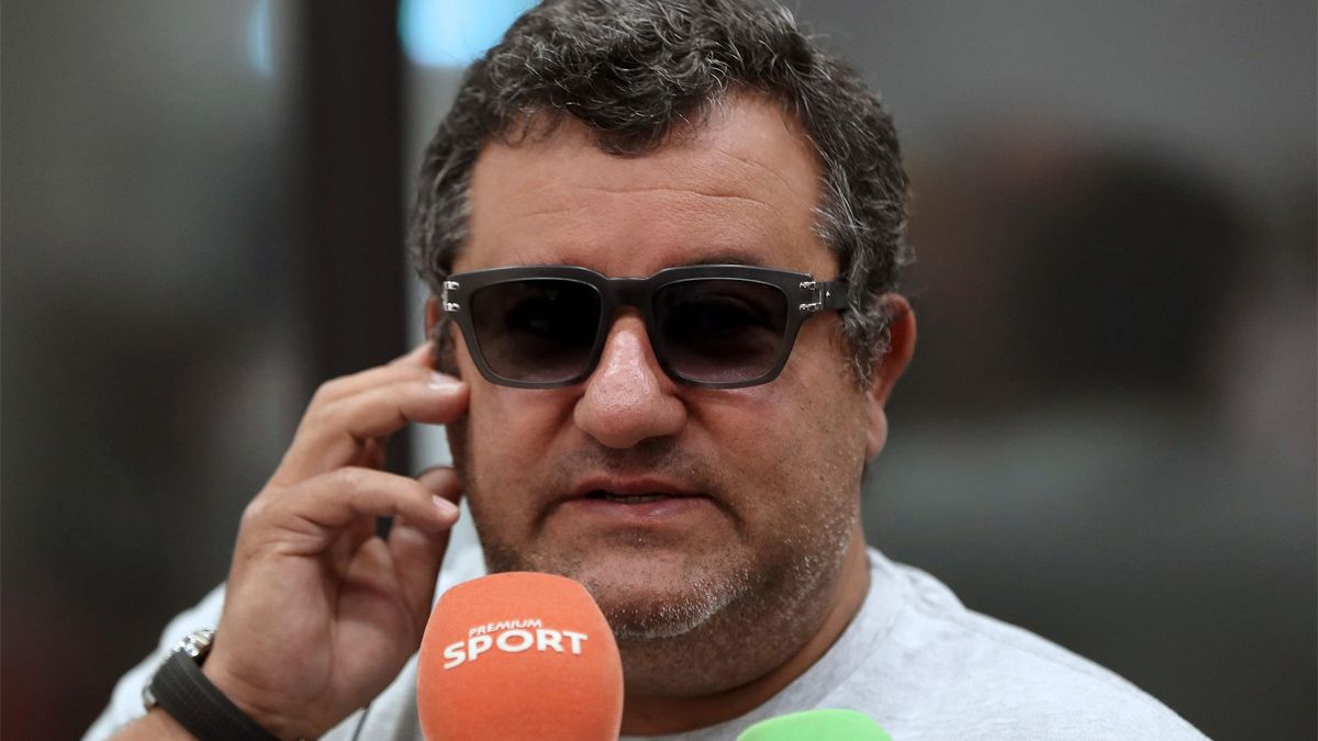 Raiola estuvo en Barcelona y Madrid